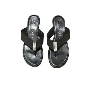 Italian Shoemakers Sandals Size 9 Made in Italy Bling Classic Dressy
